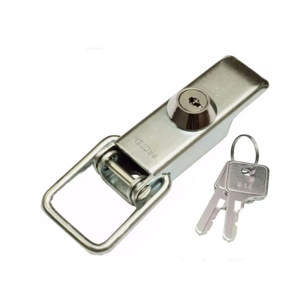 Non-Adjustable Latch with Key Lock - 550 Strength (kg) - Stainless