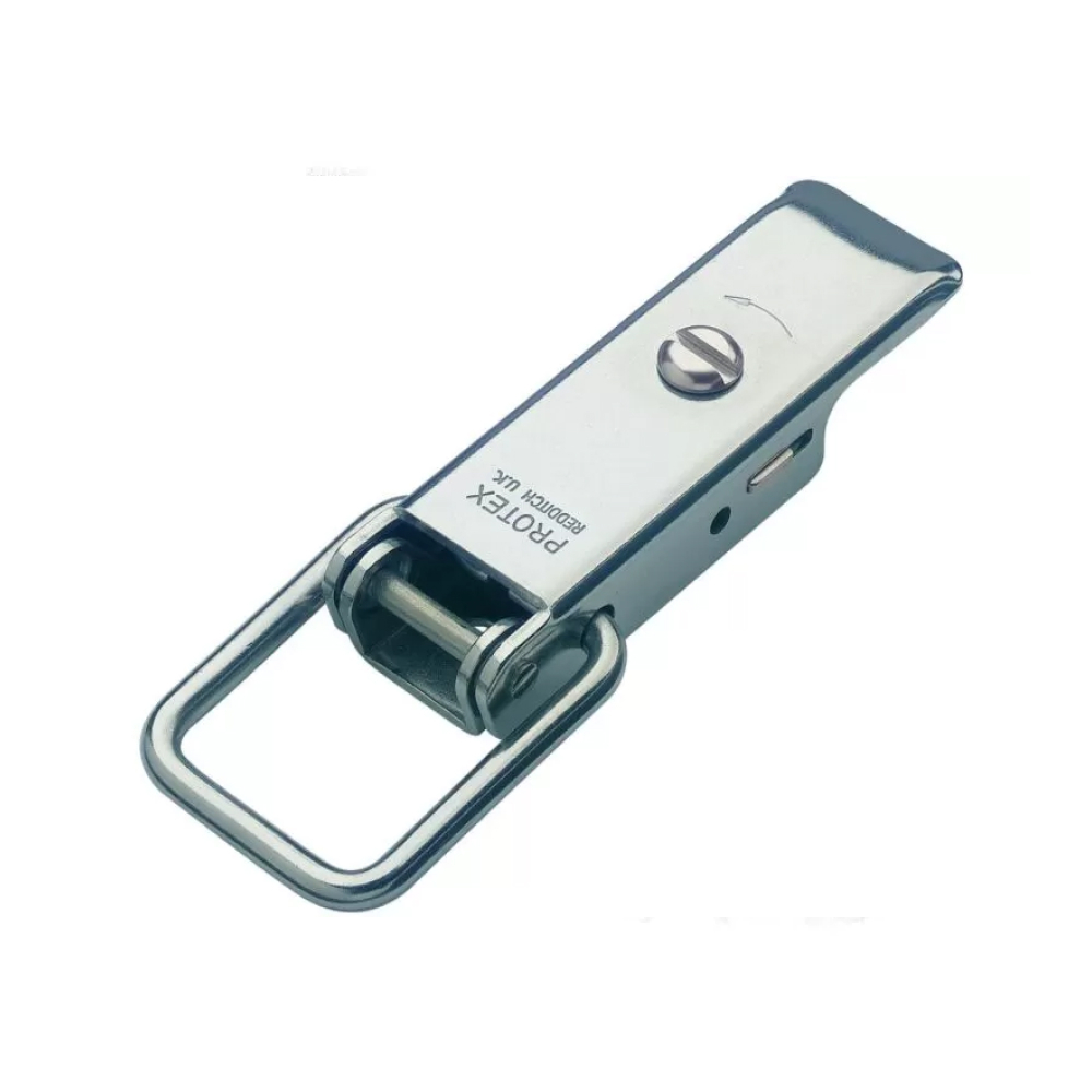 Non-Adjustable Latch with Safety Catch - 450 Strength (kg) - Mild Steel