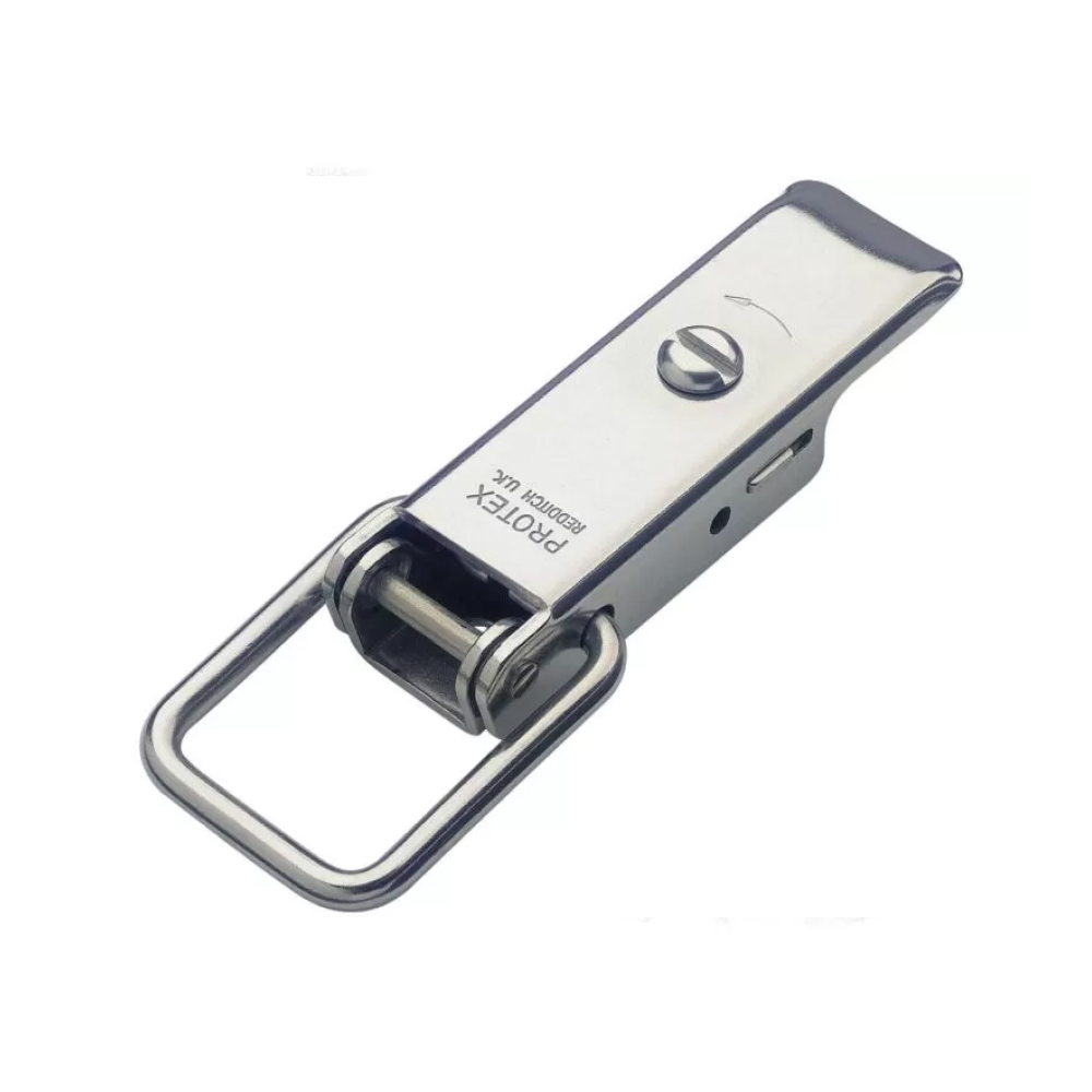 Non-Adjustable Latch with Safety Catch - 550 Strength (kg) - Stainless