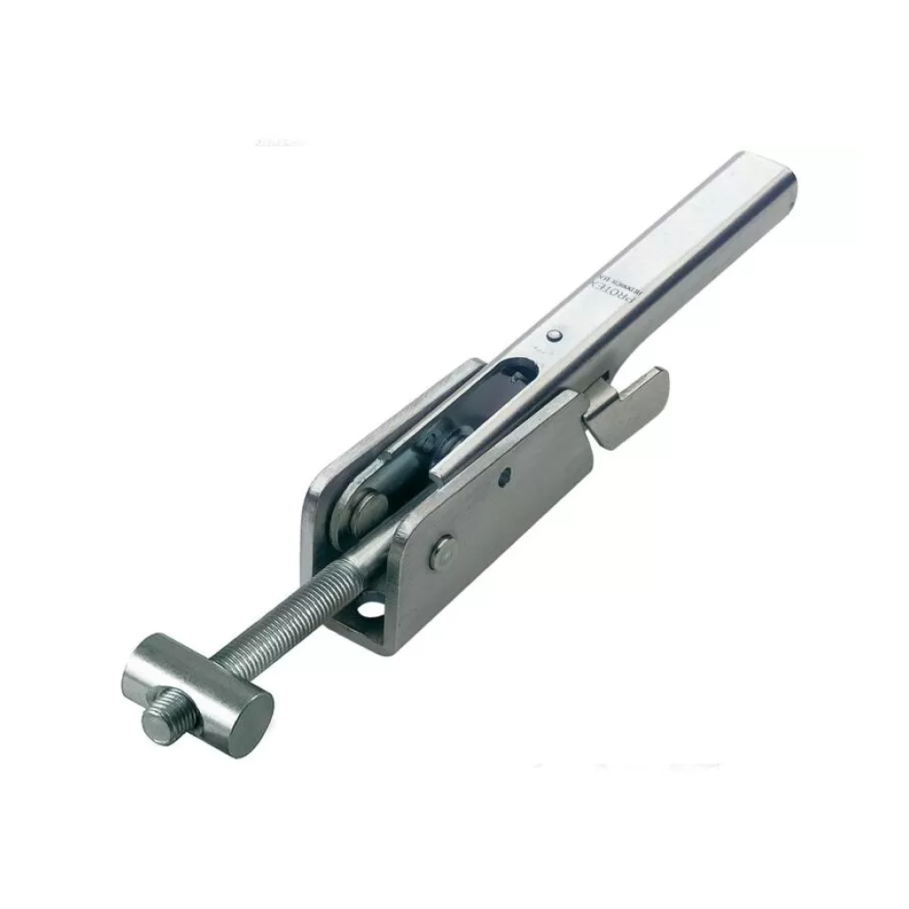 Adjustable Toggle Latch with Safety Catch - 2000 Strength (kg) -  Mild Steel